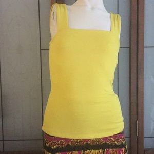 Caché Lemon Tank Top / Cami Size small